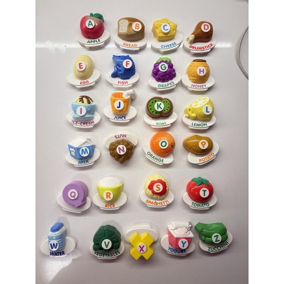 vtech Other - Vtech ABC Alphabet Food Fun Refrigerator Letter Magnets Missing U Replacement